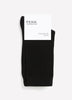 Ribbed Textured Knit Crew Socks