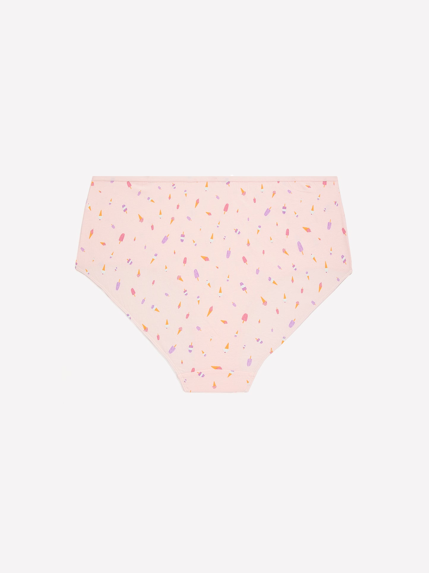 Pink Ice-Cream-Print Cotton Full Brief - ti Voglio