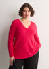 Responsible, Slight Swing Henley Rib Knit Top