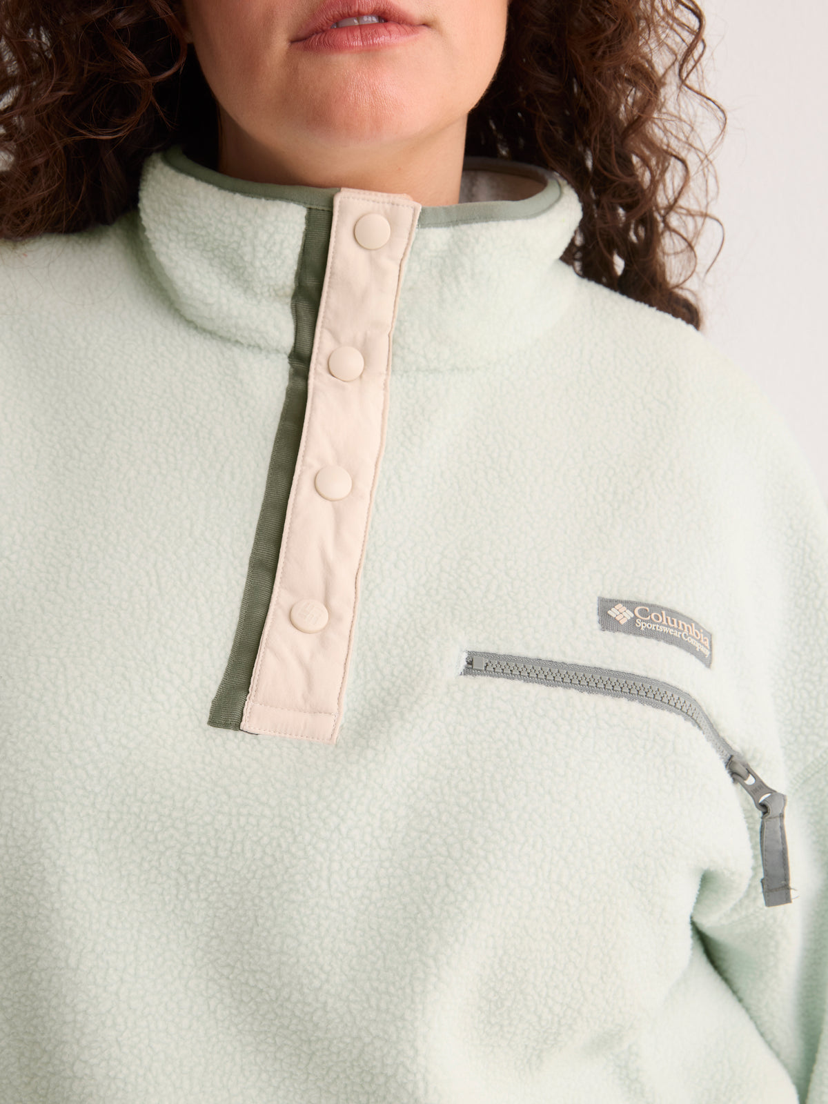 Helvetia II Cropped Half-Snap Fleece Pullover - Columbia