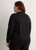 Loose French Terry Raglan-Sleeve Crew-Neck Sweatshirt