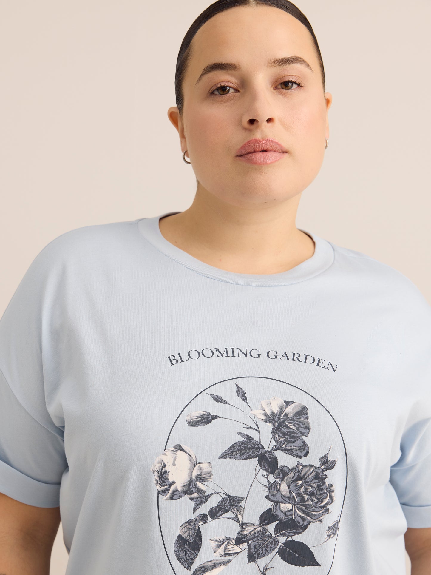 Boxy Short-Sleeve Crew-Neck T-Shirt