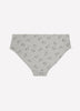 Heather Grey Sheep-Print High-Cut Cotton Brief - tiVOGLIO