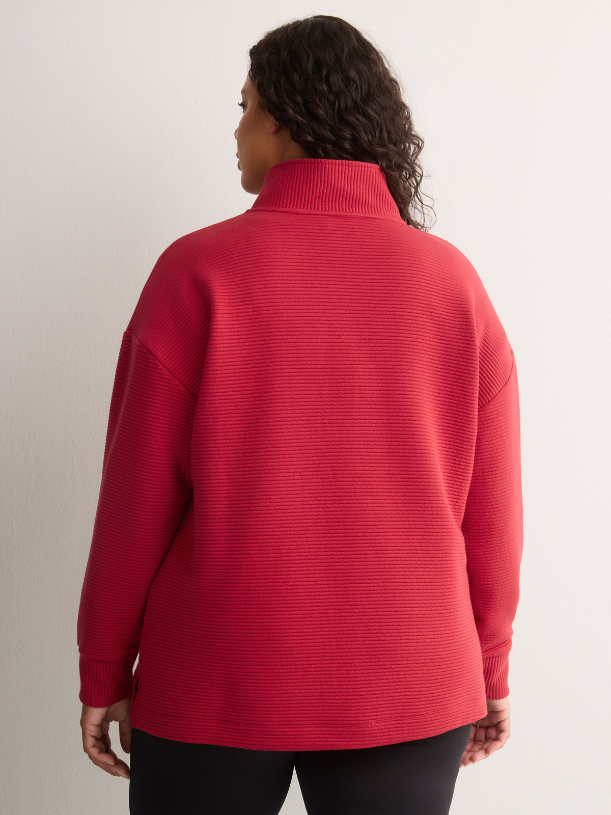 Long Ottoman Half-Zip Sweatshirt - Active Zone