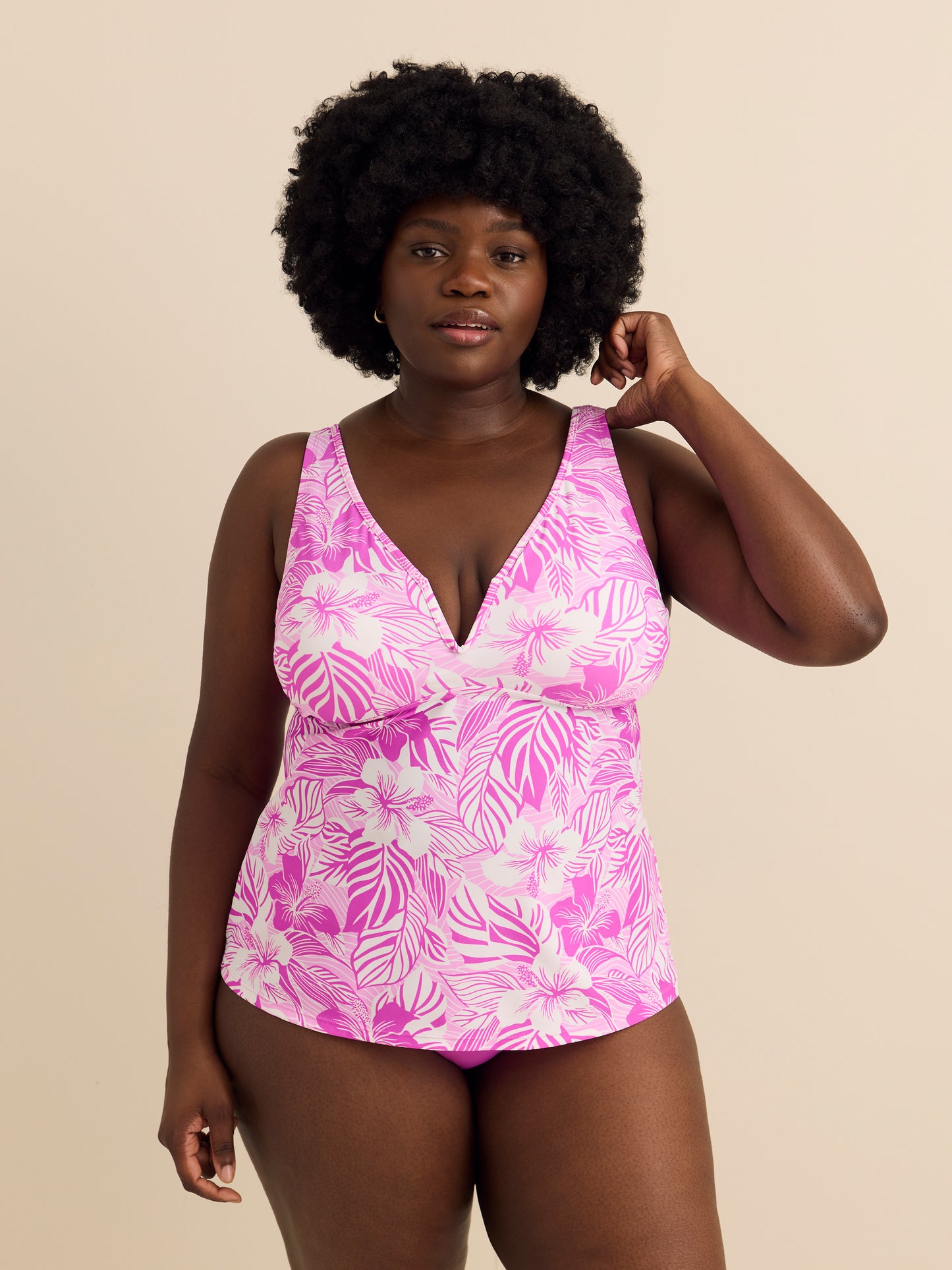 Haut tankini Tanzania à  motif - Raisins Curve