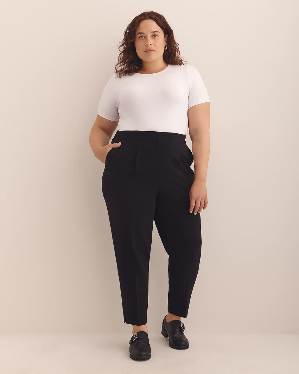 Tapered-Leg City Pant