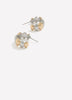 Small Silver and Golden Hoop Earrings