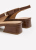 Wide Width, Ginger Faux-Leather Slingback Low-Heel Shoe - Naturalizer