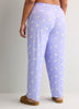 Sheep-Print Pointelle Knit Straight-Leg  Pyjama Pant - tiVOGLIO