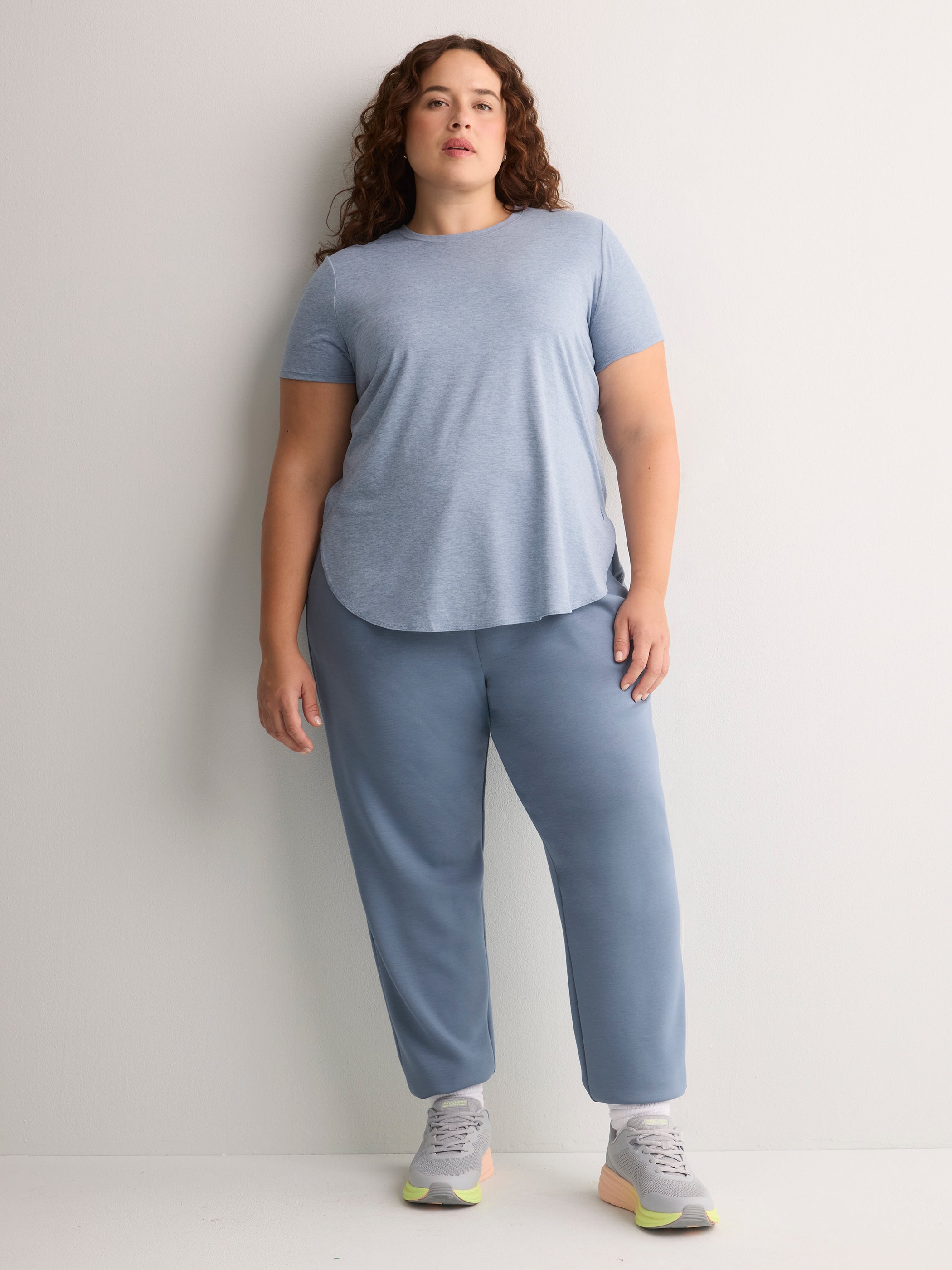 Go Dri Swift Blue Tunic Tee - Skechers