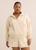 Beige Water-Repellent Track Jacket - Active Zone