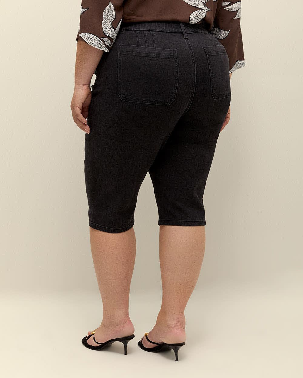 Capri en denim avec pli, coupe galbée - d/C JEANS