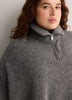 Half Zip Pop-Over Cape