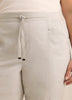Solid Capri with Adjustable Waistband