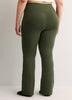 Coloured Cotton-Knit Essential Yoga Pant - Active Zone