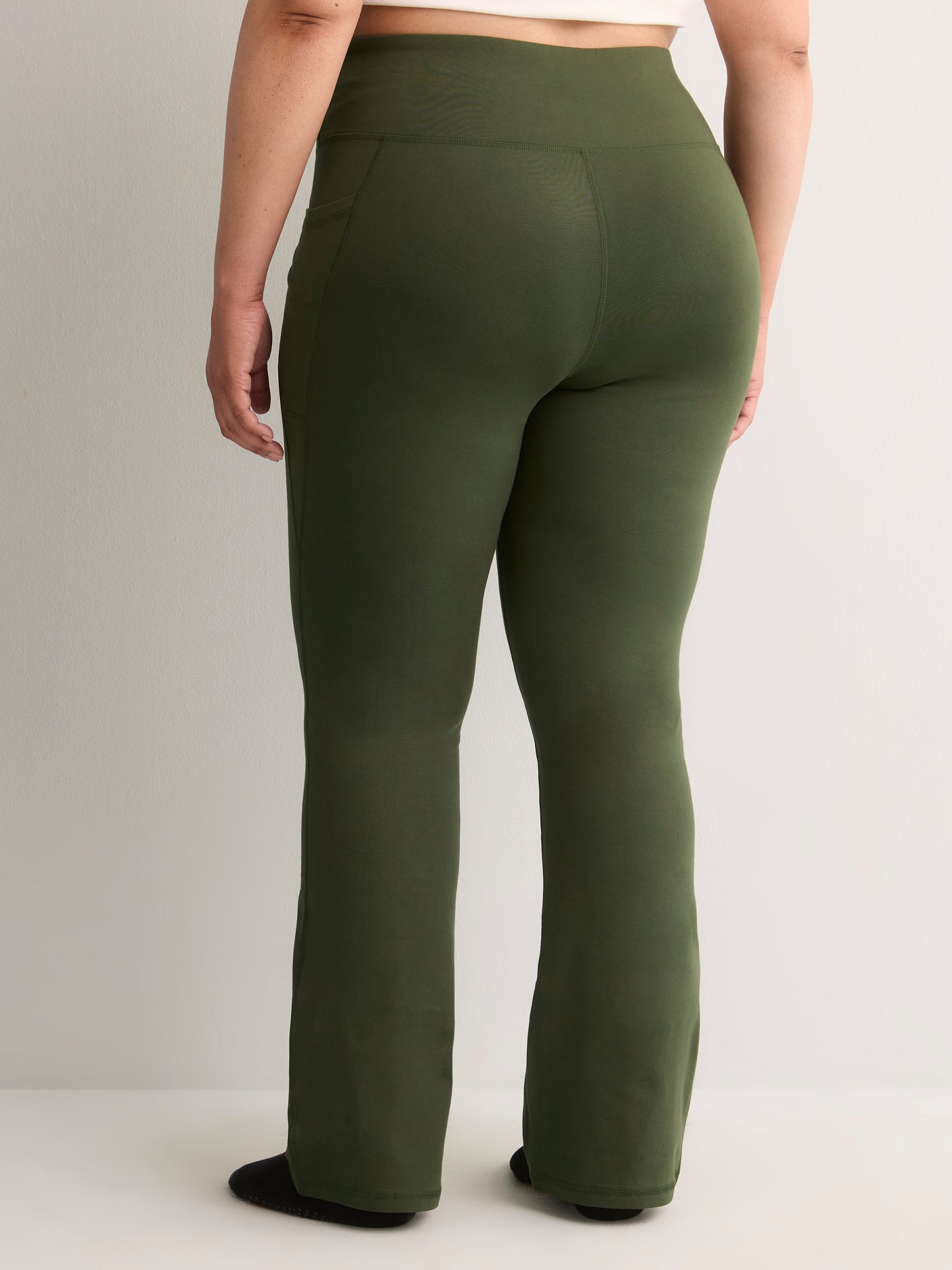 Coloured Cotton-Knit Essential Yoga Pant - Active Zone