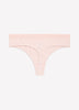 Culotte tanga en coton rose avec bande de taille en dentelle - ti Voglio
