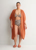 Long Cape with Crochet Trim