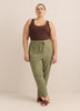 Linen Blend Tapered-Leg Pant