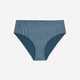 Blue Leopard-Print Cotton High-Cut Brief - tiVOGLIO