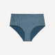 Blue Leopard-Print Cotton Full Brief - tiVOGLIO