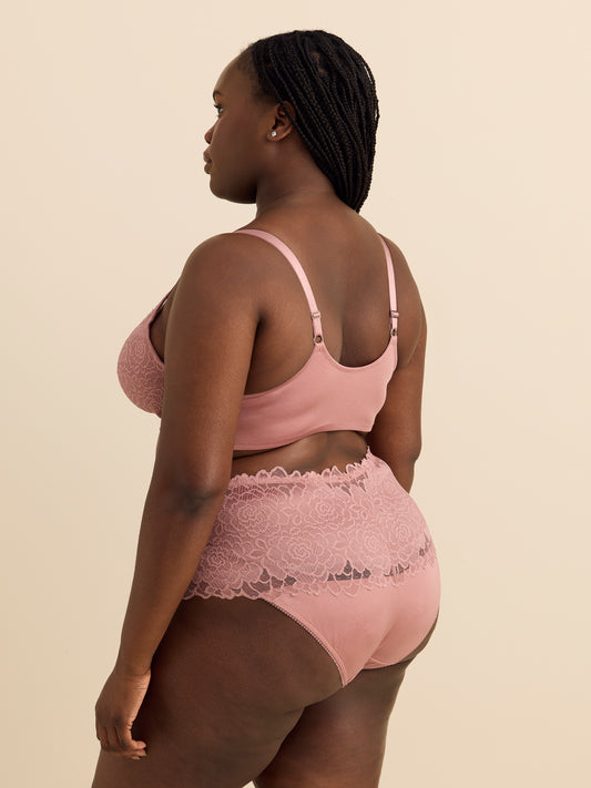 Rose Unlined Underwire Lace Magnetic Front-Closure Bra - Déesse Collection