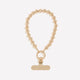 Golden Phone Wristlet Chain with Hearts