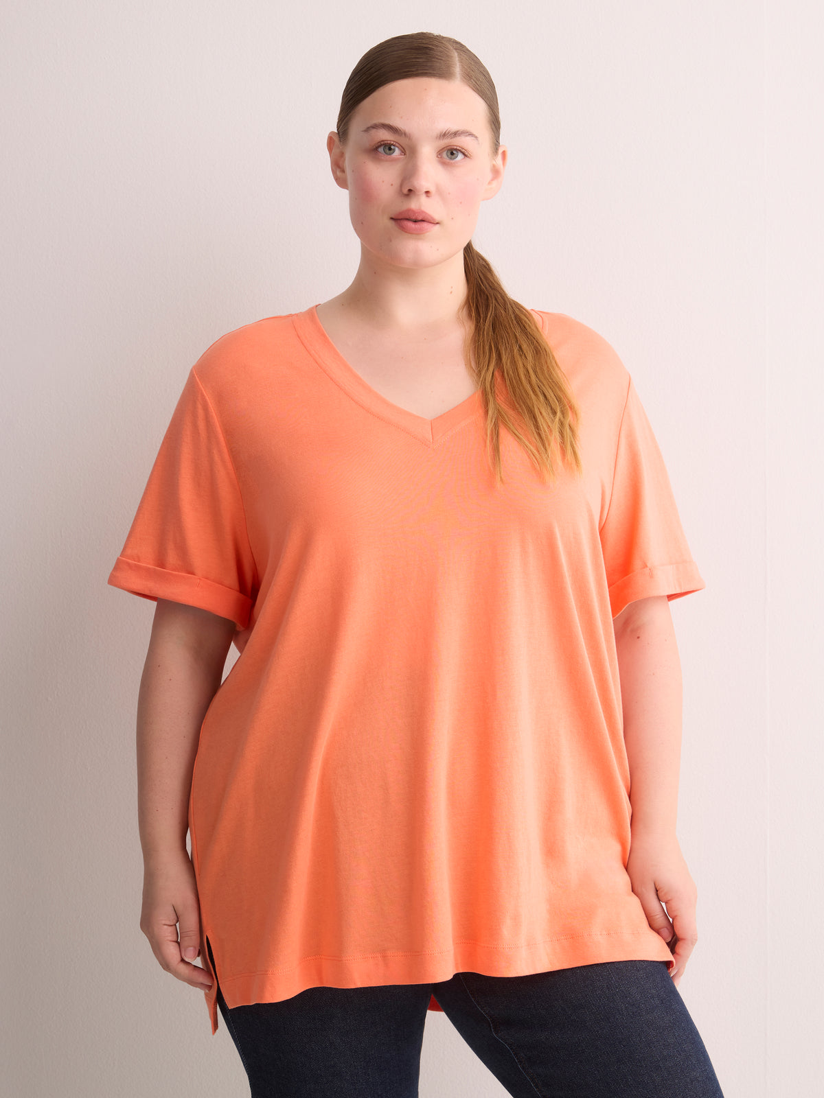 Responsible, Boyfriend-Fit Tee with Slits