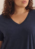 Boyfriend-Fit V-Neck T-Shirt - PENN. Essentials