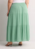 Pull-On Boho Maxi Skirt