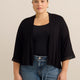Responsible, Open Front 3/4 Sleeve Cardigan