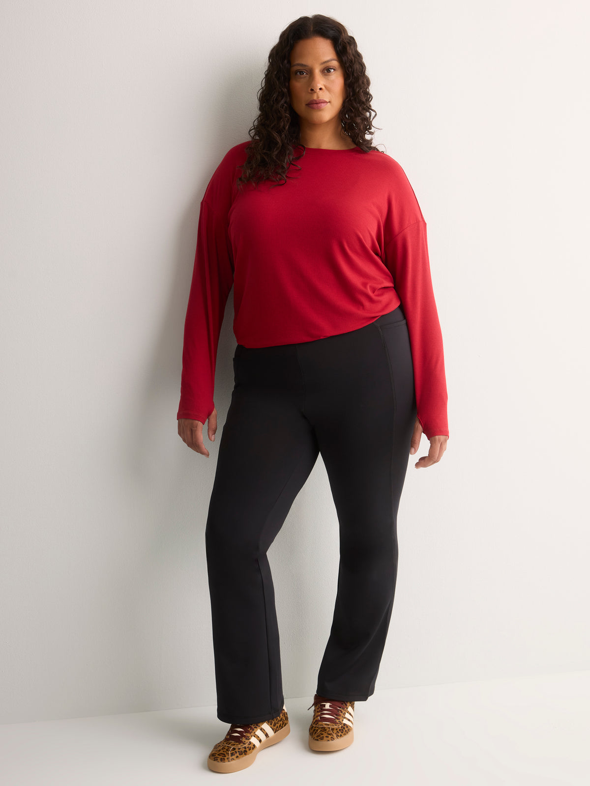 Black Luxe Thermal Yoga Pant - Active Zone