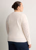 Loose Pointelle Knit Sweater Cardigan