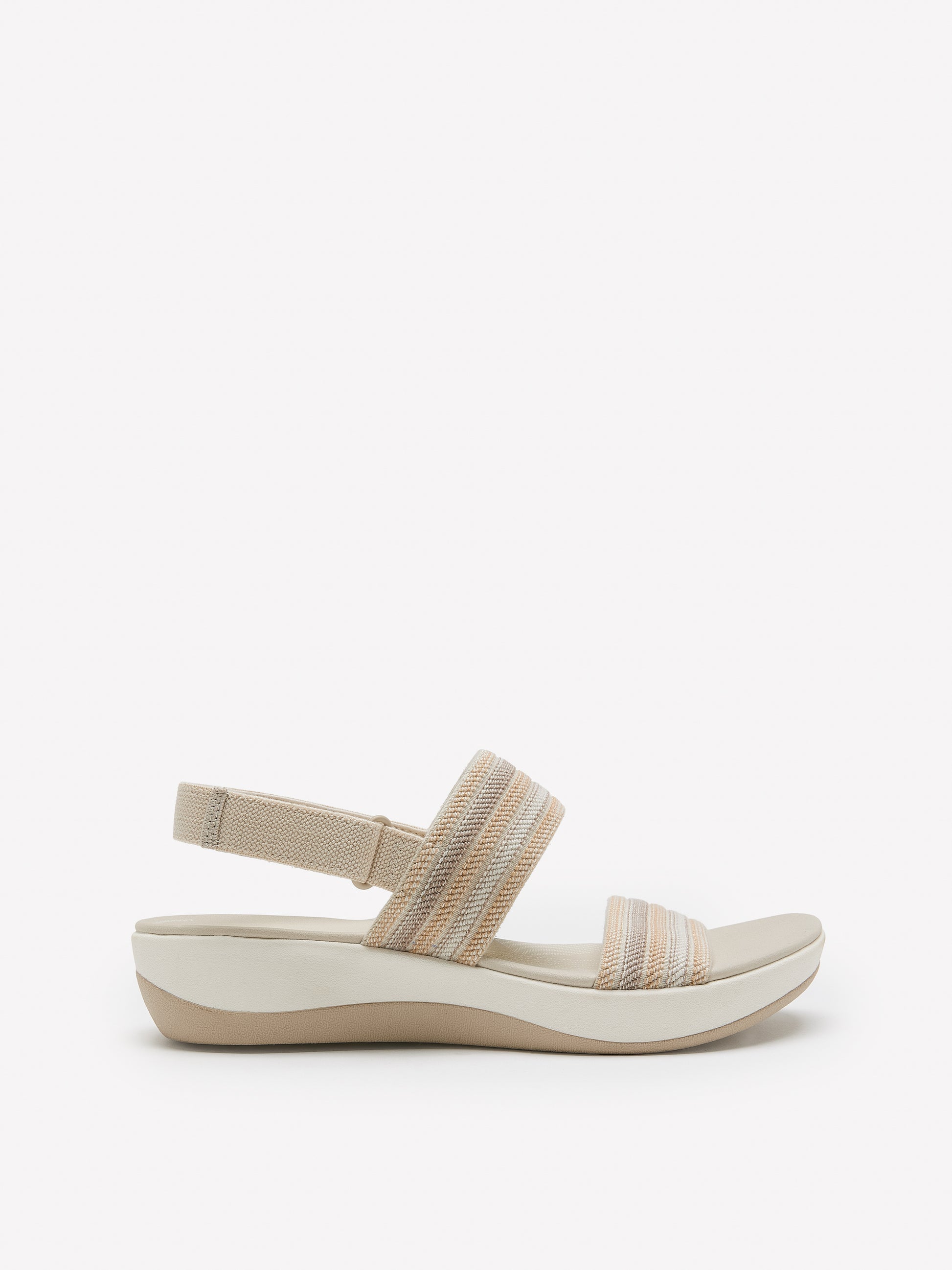 Wide Width, Arla Stroll Double-Band Sandal - Clarks
