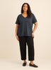 Boyfriend-Fit V-Neck T-Shirt - PENN. Essentials