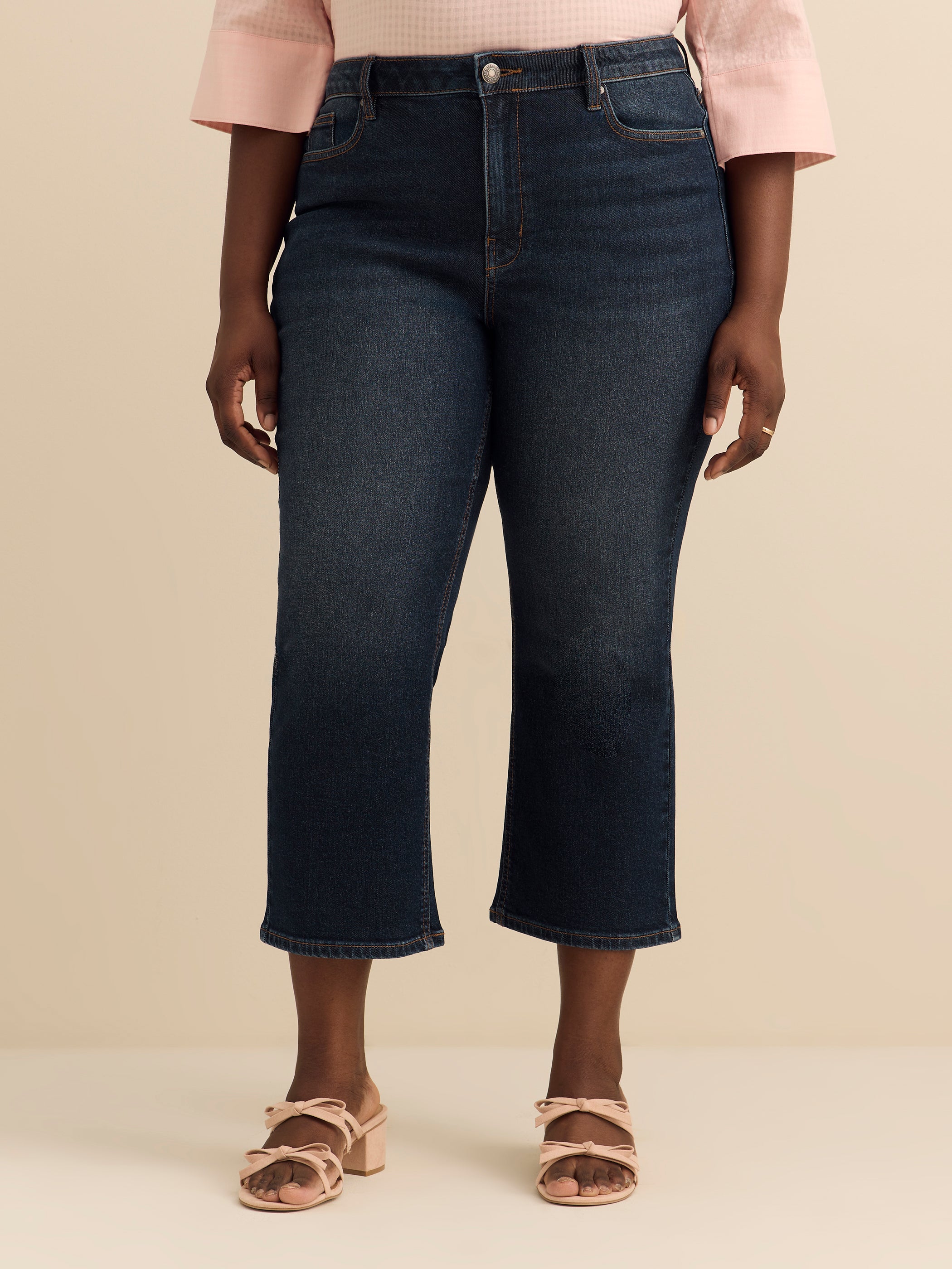 Jean légèrement évasé à taille mi-haute - Addition Elle