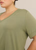 Responsible, Boyfriend-Fit Tee with Slits