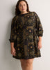 Long-Sleeve Fit-and-Flare Dress