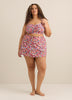 Haut de bikini bandeau torsadé fleuri