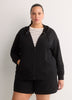 French Terry Hooded Jacket - Active Zone