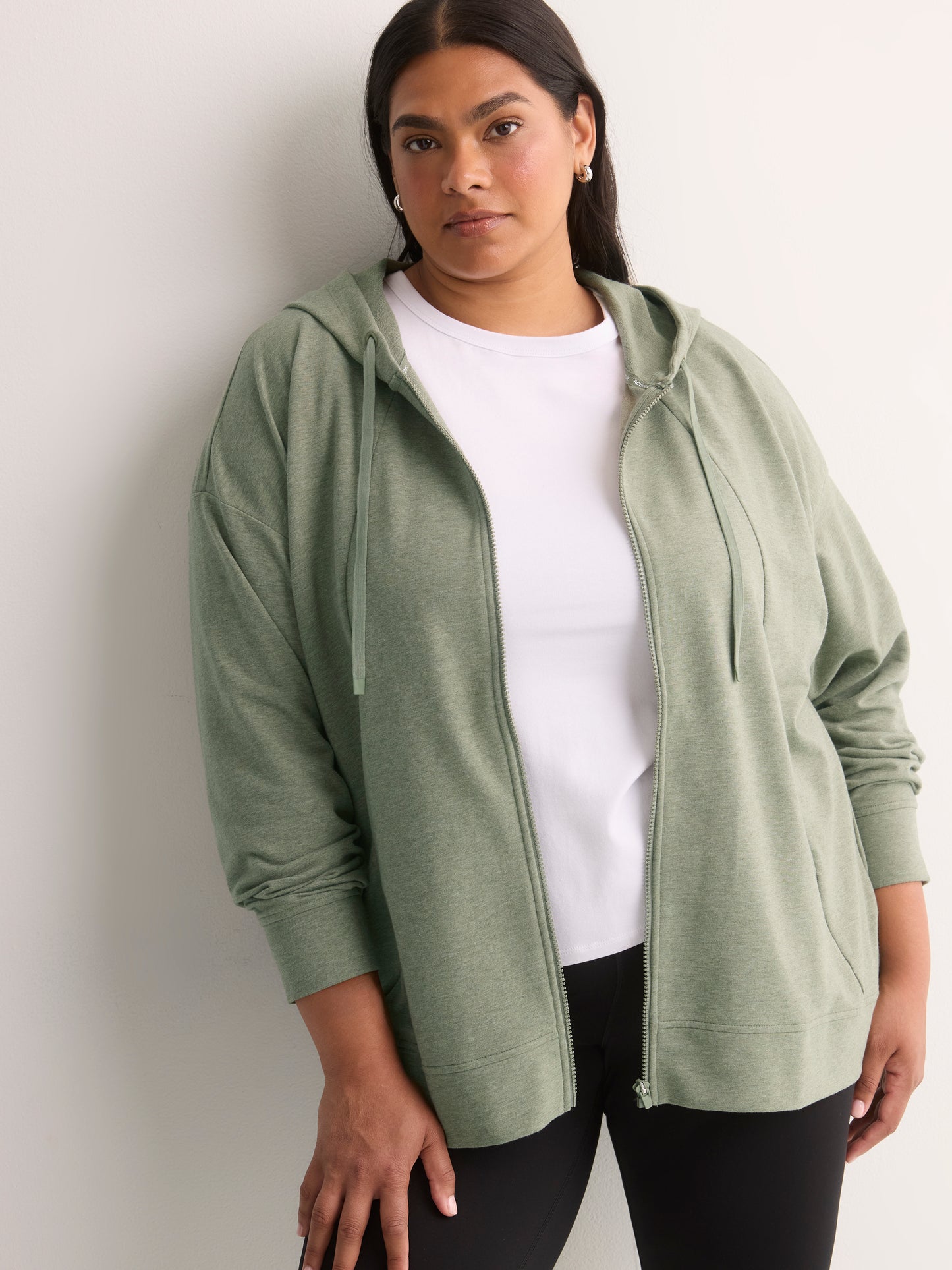 French Terry Hooded Jacket - Active Zone