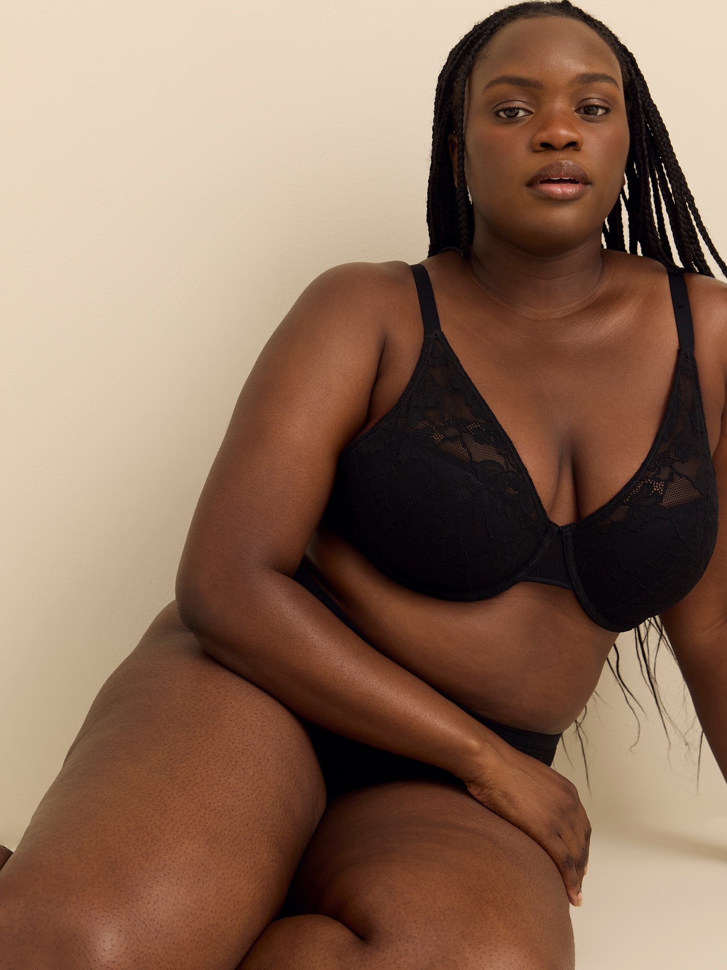 Underwire Lace Balconette Bra - Déesse Collection