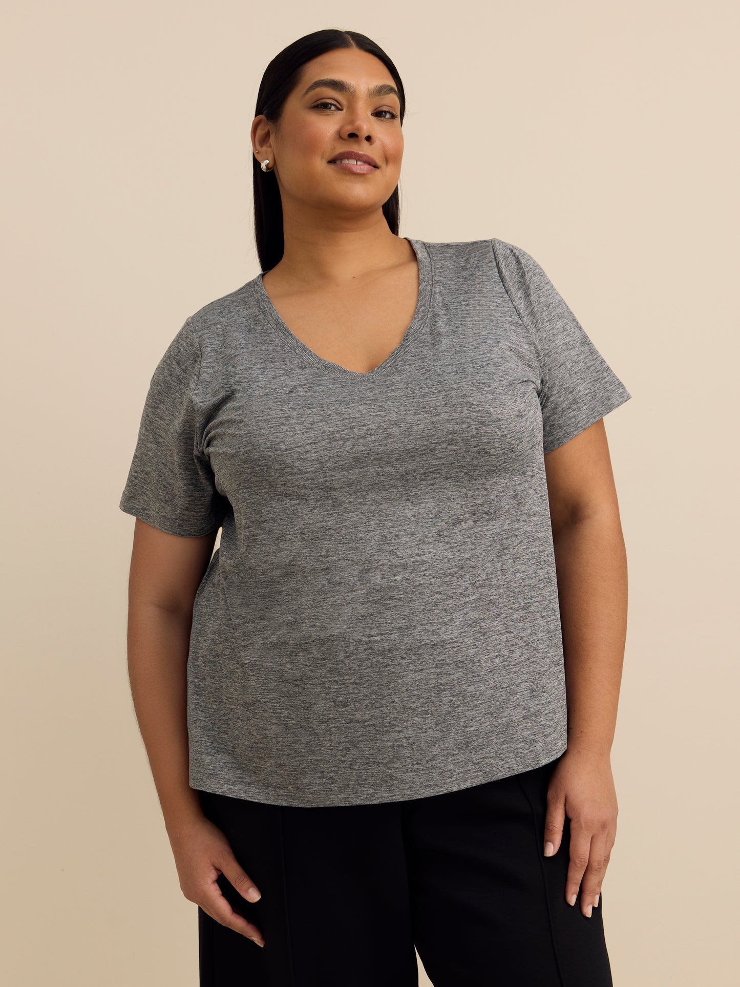 Responsible, V-Neck T-Shirt - Active Zone