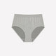 Heather Grey Seamless Full Brief - tiVOGLIO