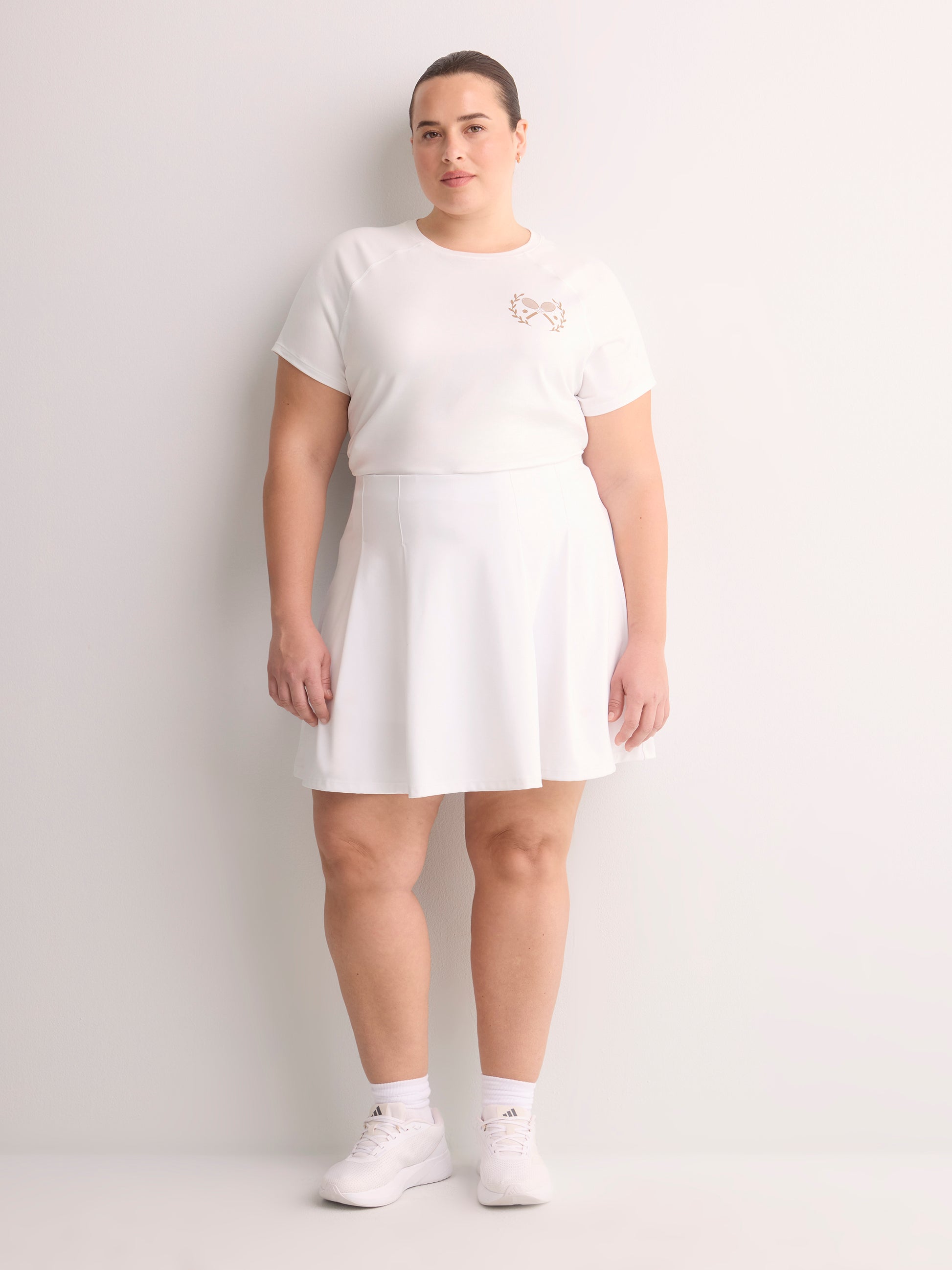 Responsible, White Pleated Skort - Active Zone