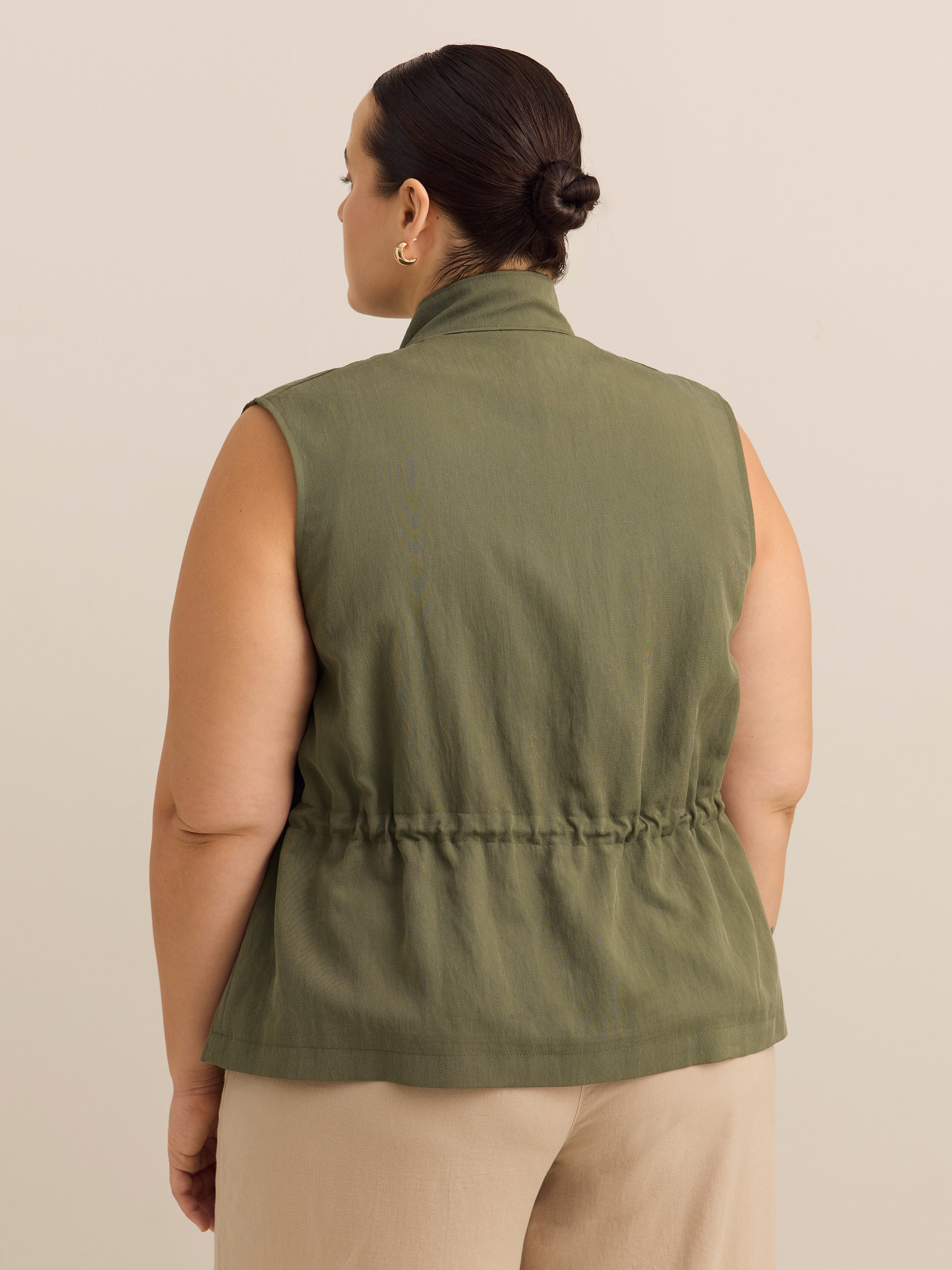 Veste safari sans manches