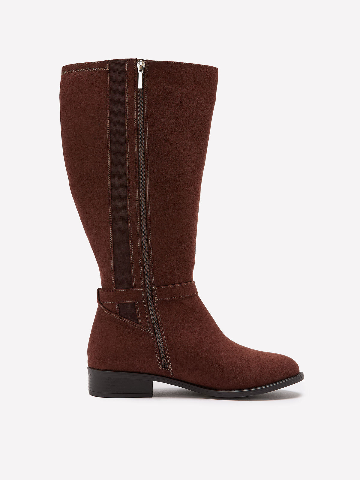 Extra Wide Width, Faux-Suede Tall Riding Boot