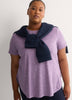 Go Dri Swift Striped Tunic Tee - Skechers