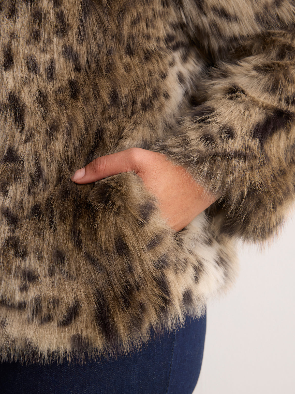 Cheetah Faux-Fur Jacket