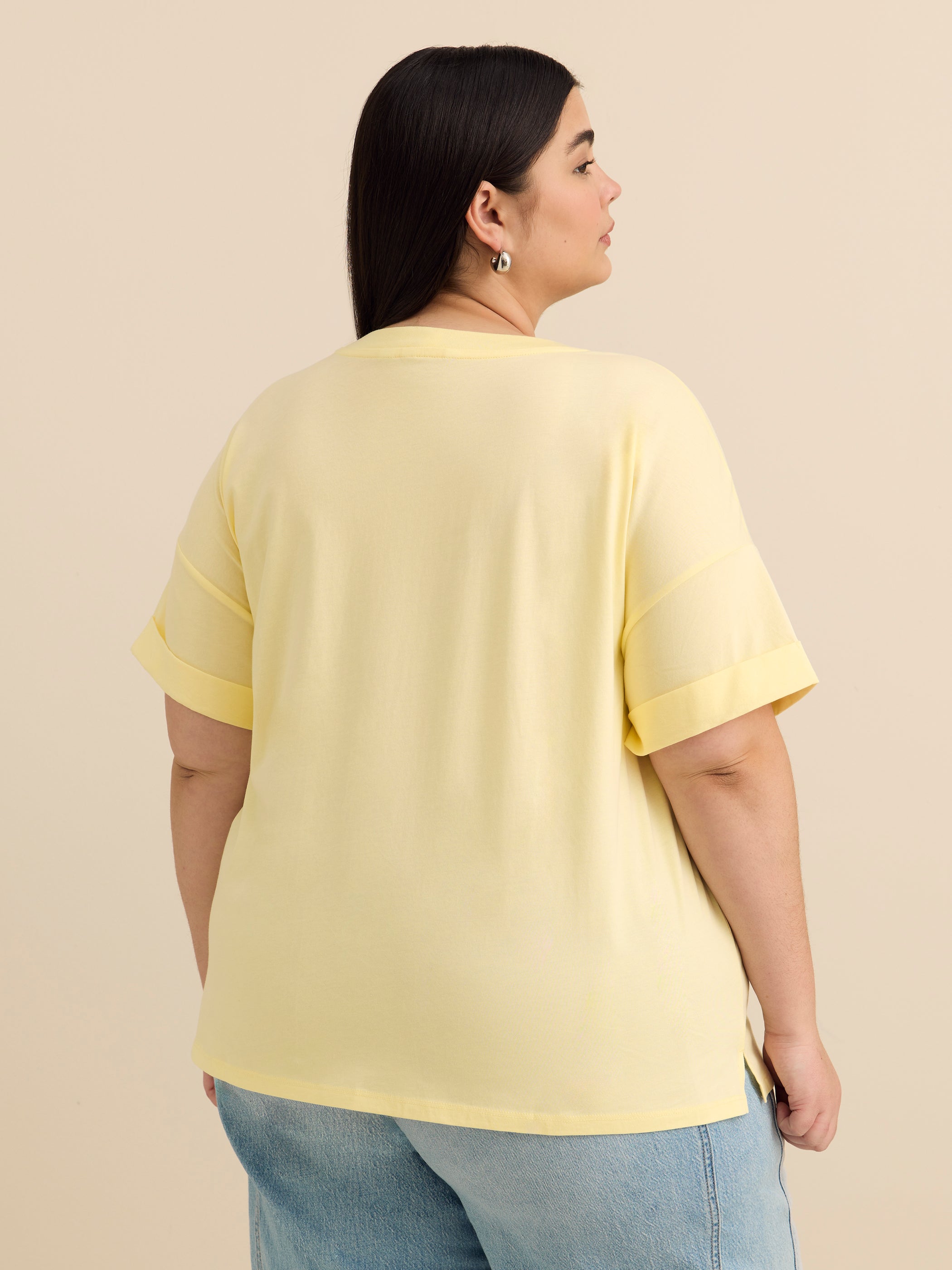 Boxy-Fit Crewneck Tee